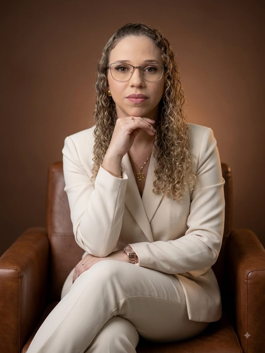 Dra. Denise Perucchi em retrato profissional para Direito do Trabalho
